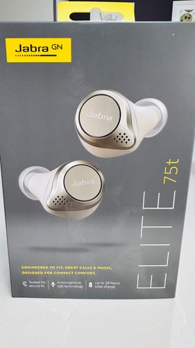 Jabra elite 75t beige gold - 75t, /gold