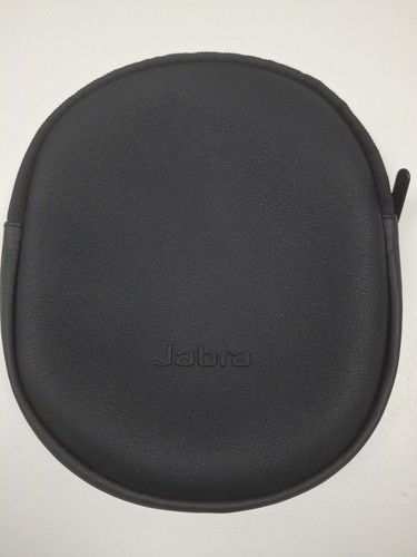 Black oval jabra headphones - oval,