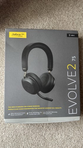 Jabra evolve2 black - black, headset
