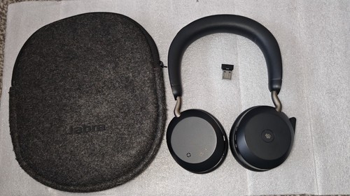 Jabra evolve2 black ear - 75, on-ear