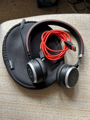 Jabra evolve black red - 65, black/red
